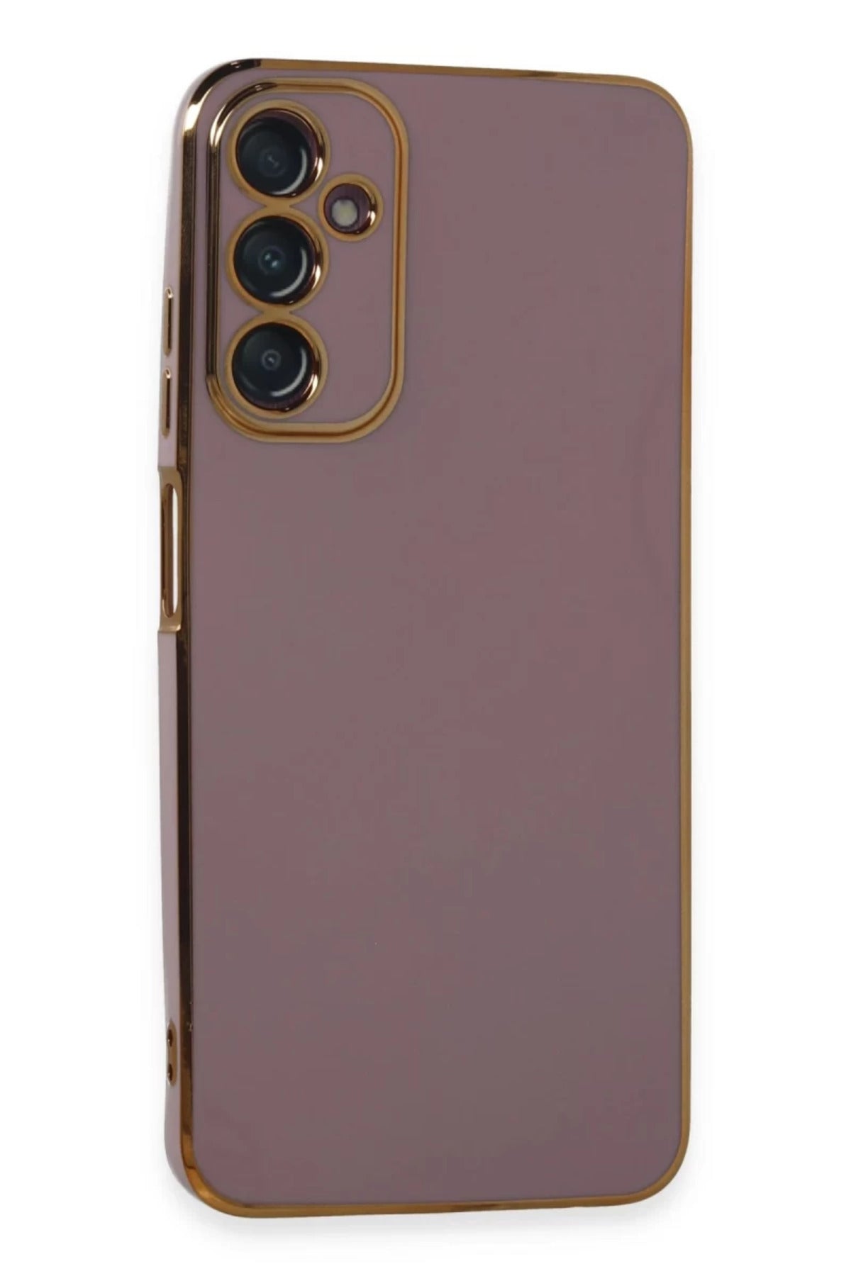 Samsung Galaxy A05S Uyumlu Kılıf Volet Silikon - Mor