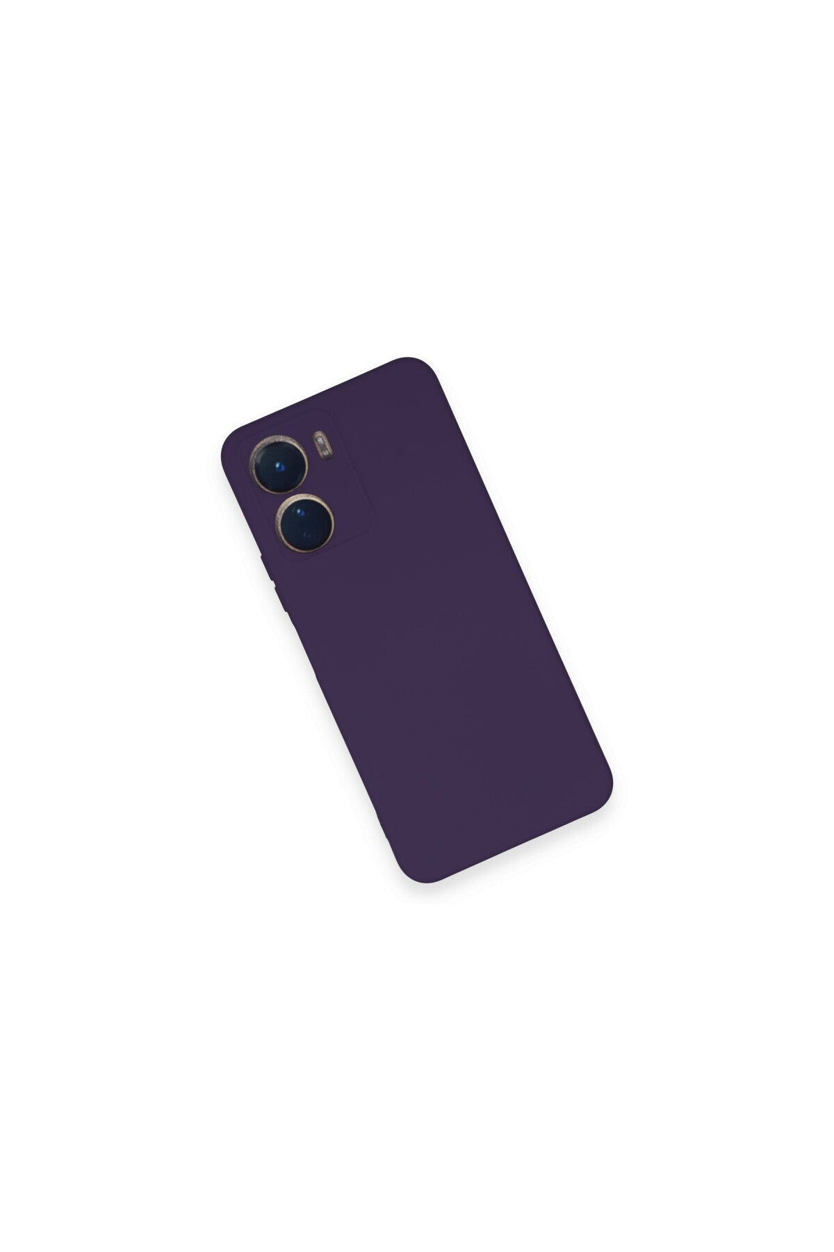 Vivo Y16 Uyumlu Kılıf Nano içi Kadife Silikon - Mor