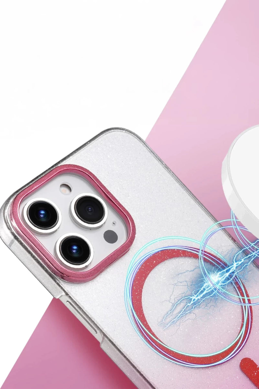 Apple iPhone 16 Pro Max Uyumlu Glossy Magsafe Kapak - Mavi