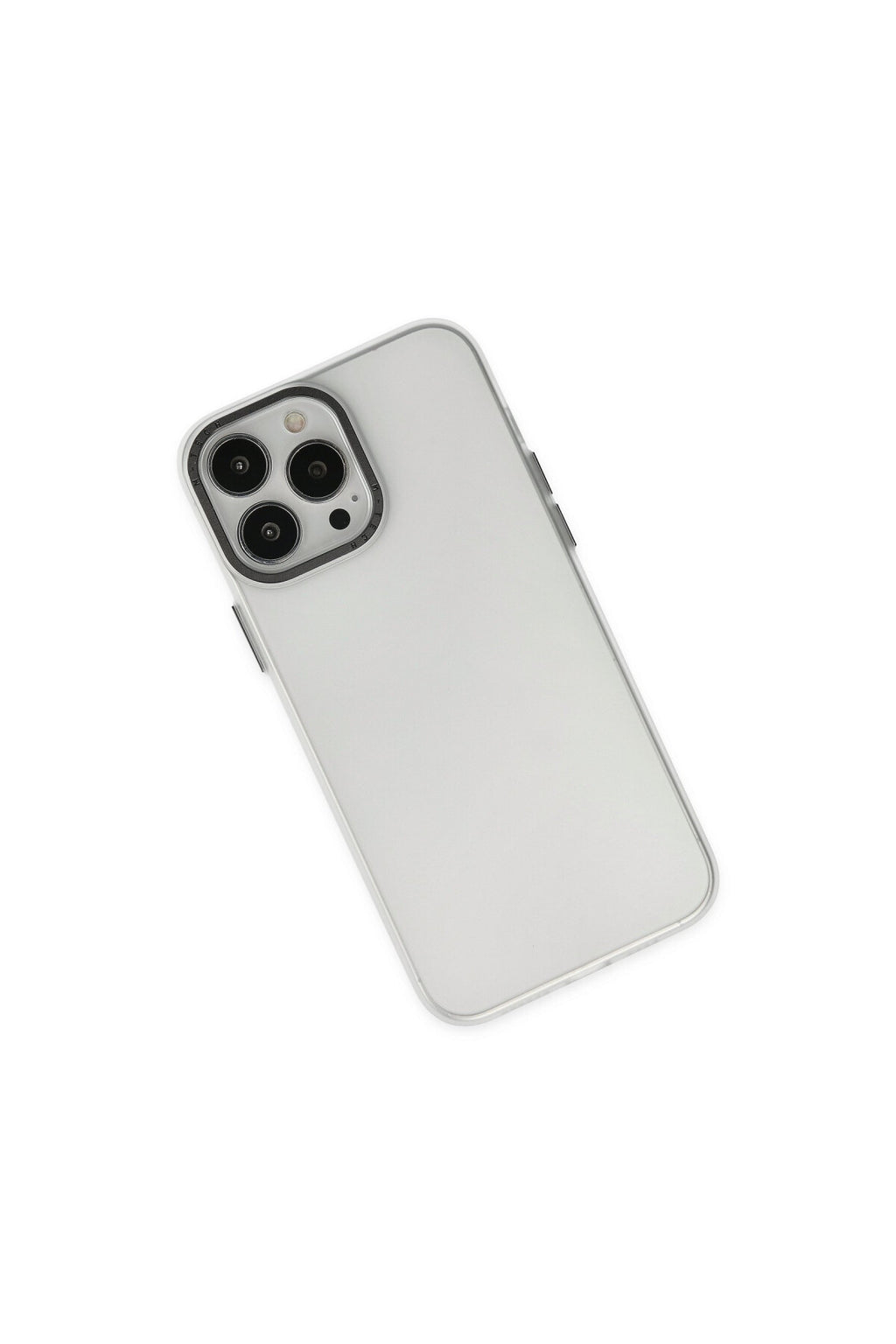 Apple iPhone 13 Pro Max Uyumlu Kılıf Modos Metal Kapak - Şeffaf