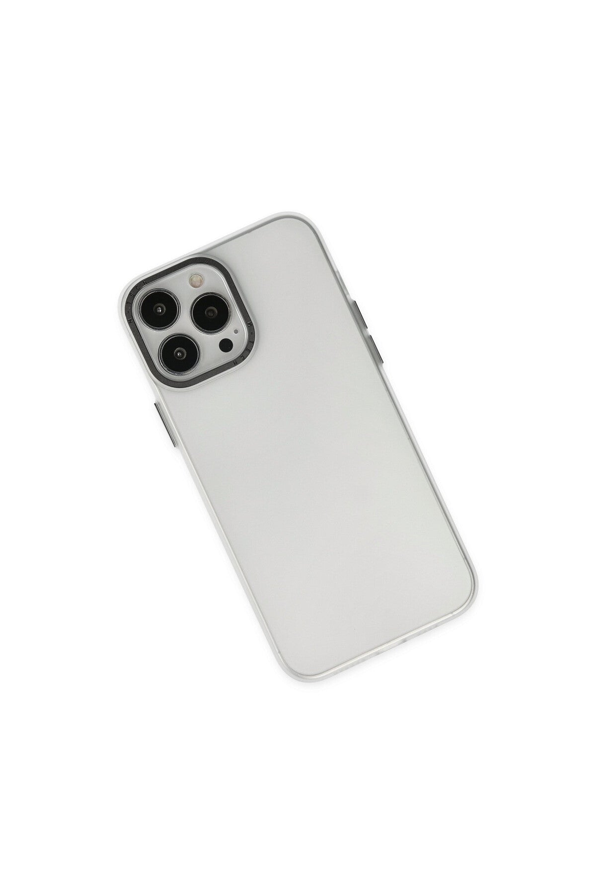 Apple iPhone 13 Pro Max Uyumlu Kılıf Modos Metal Kapak - Şeffaf