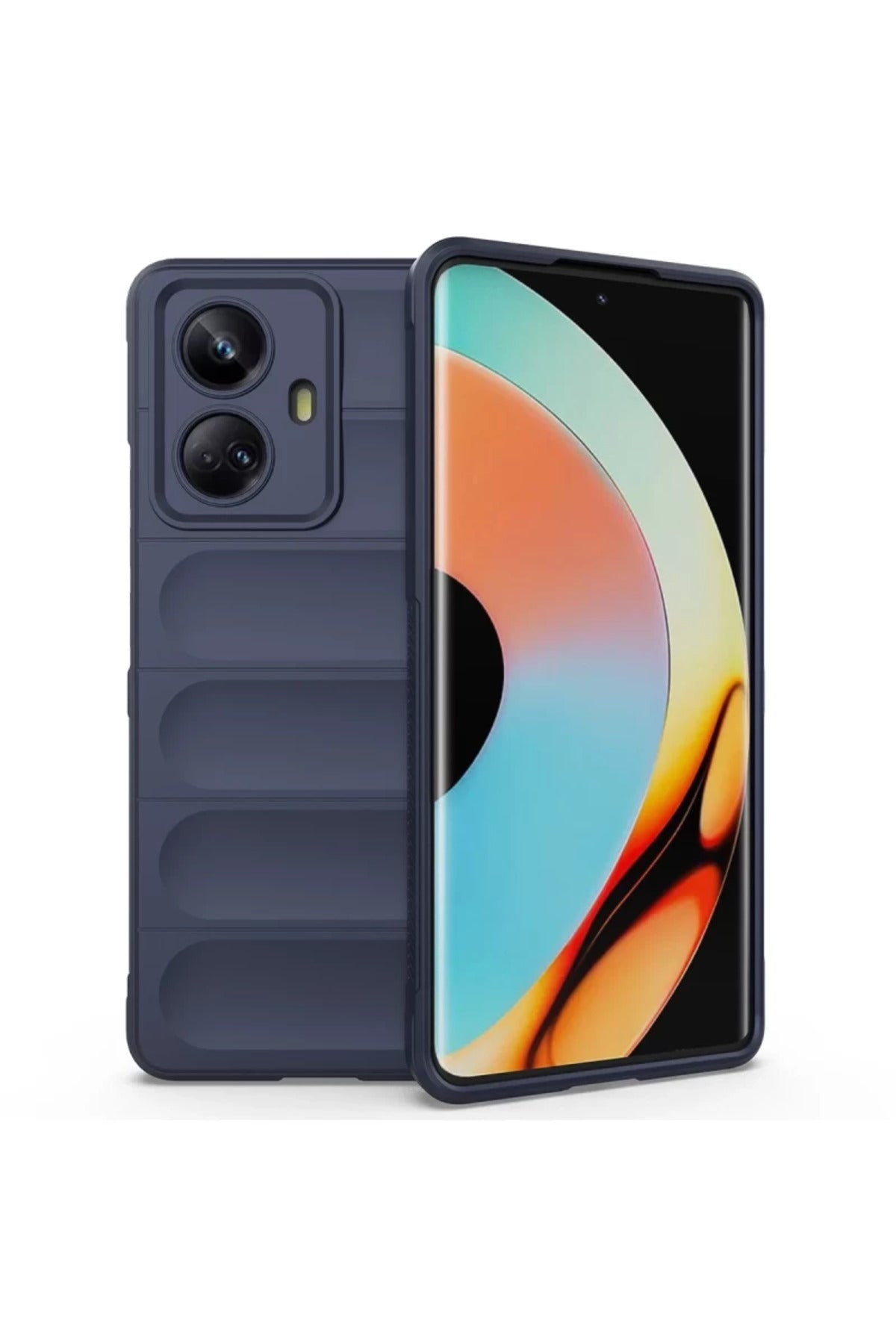 Realme 10 Pro 5G Uyumlu Kılıf Optimum Silikon - Lacivert