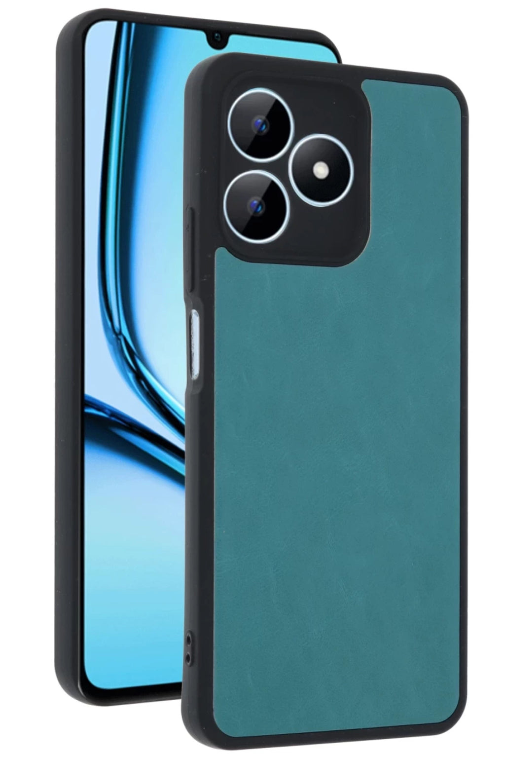Realme Note 50 4G Uyumlu Kılıf Aras Deri Kapak - Açık Yeşil