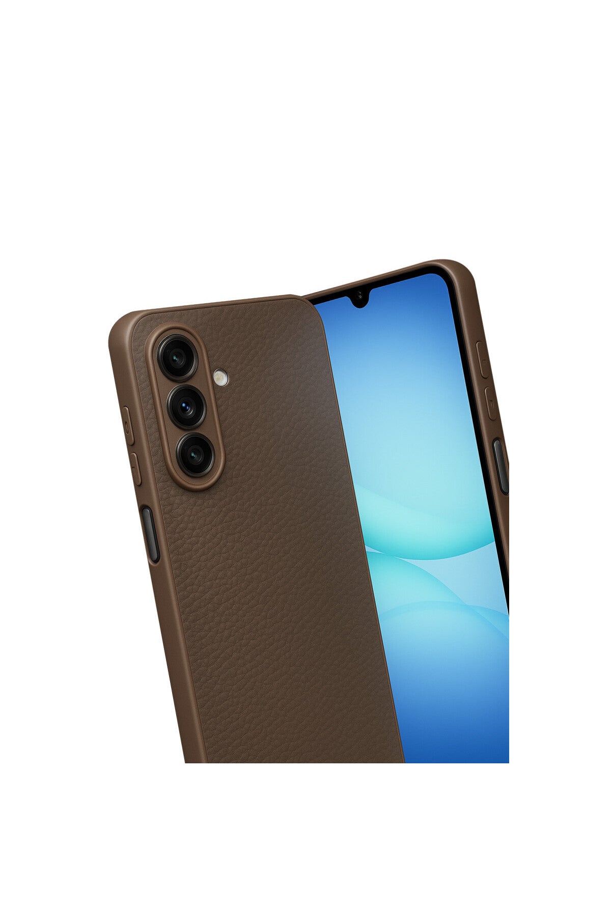 Samsung Galaxy A17 5G Uyumlu Thermax Silikon Kılıf - Kahverengi