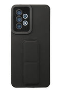 Samsung Galaxy A33 5G Uyumlu Kılıf Mega Standlı Silikon - Siyah