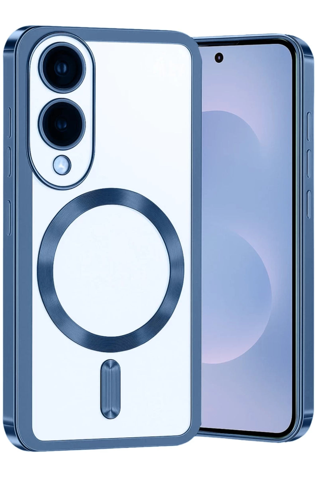 Samsung Galaxy S25 Uyumlu Edge Kross Magneticsafe Kapak - Sierra Blue