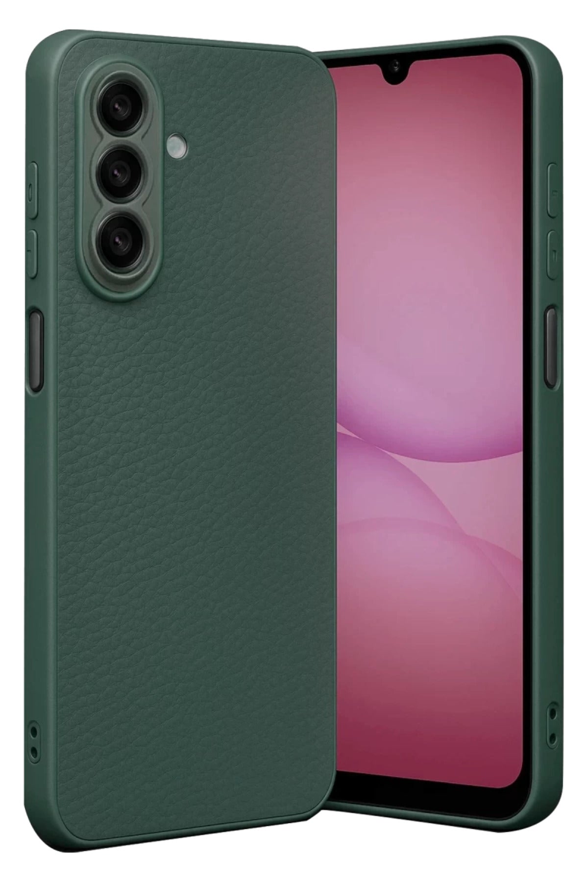 Samsung Galaxy A17 5G Uyumlu Thermax Silikon Kılıf - Koyu Yeşil