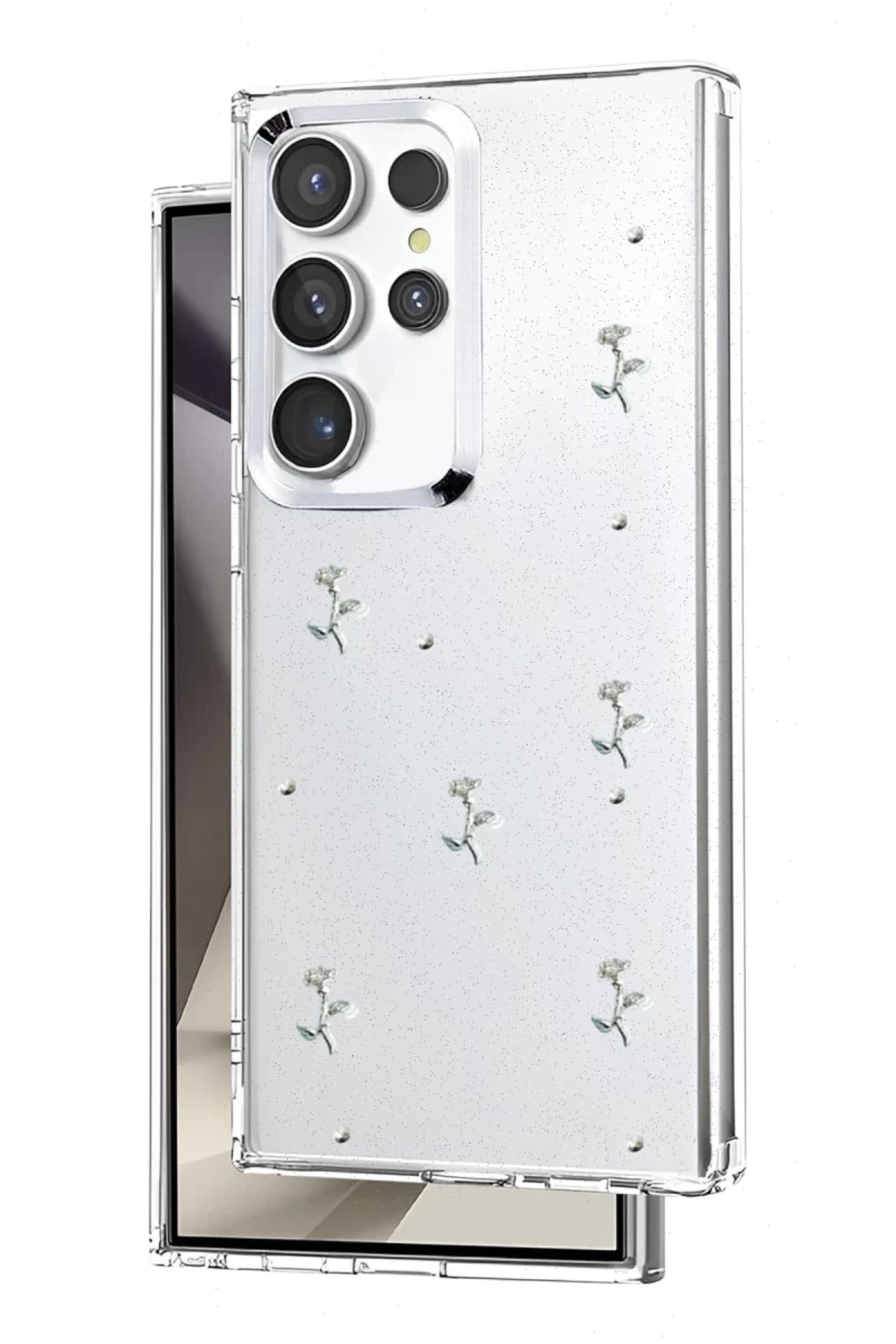 Samsung Galaxy S25 Ultra Uyumlu Fiyonk Desenli Kapak - Desen 4
