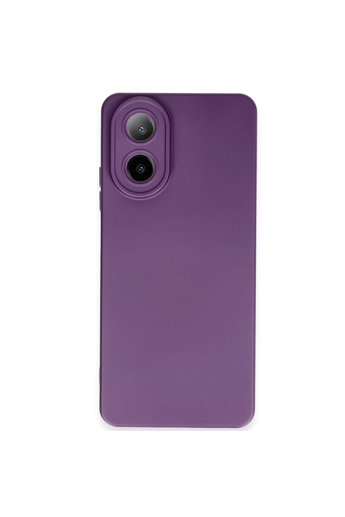 Oppo A38 Uyumlu Kılıf Nano içi Kadife Silikon - Mor