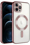 Apple iPhone 14 Pro Max Uyumlu Kılıf Kross Magneticsafe Kapak - Rose