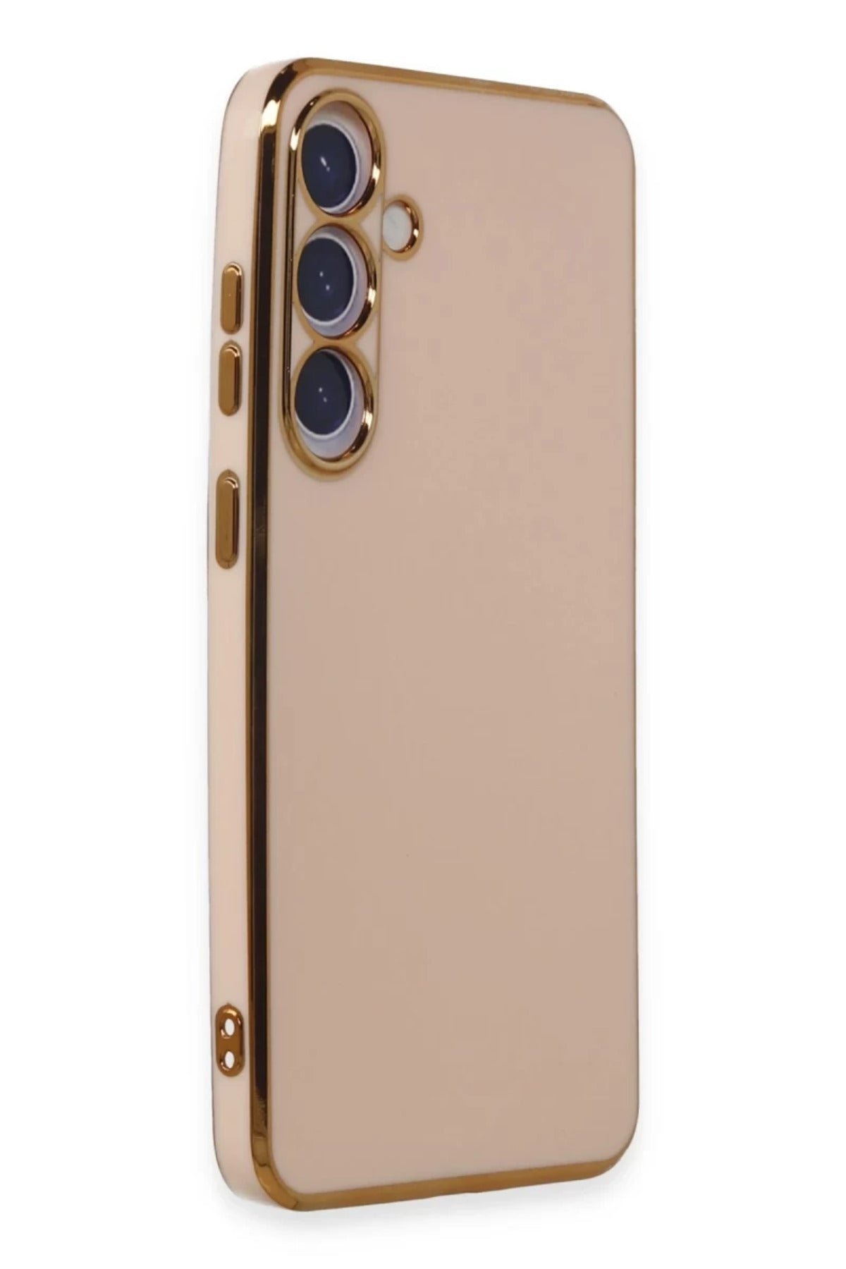 Samsung Galaxy S24 Plus Uyumlu Kılıf Volet Silikon - Pembe