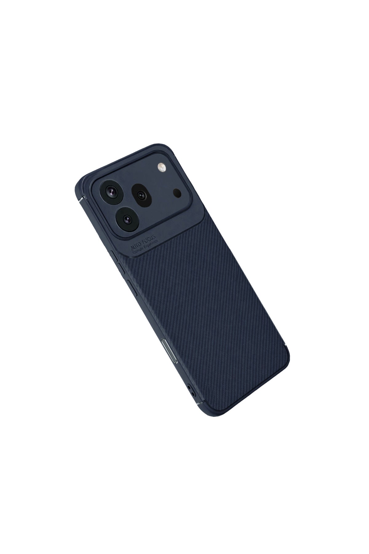 Huawei Honor 600 Pro Uyumlu Auto Focus Karbon Kapak - Lacivert