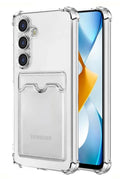 Samsung Galaxy S24 Uyumlu Kılıf Kart Şeffaf Silikon - Şeffaf