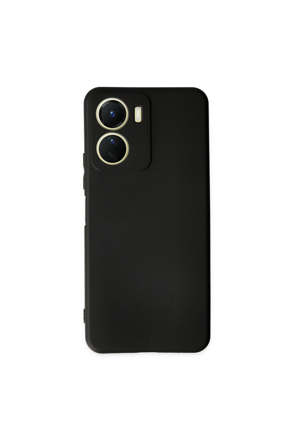 Vivo Y16 Uyumlu Kılıf First Silikon - Siyah