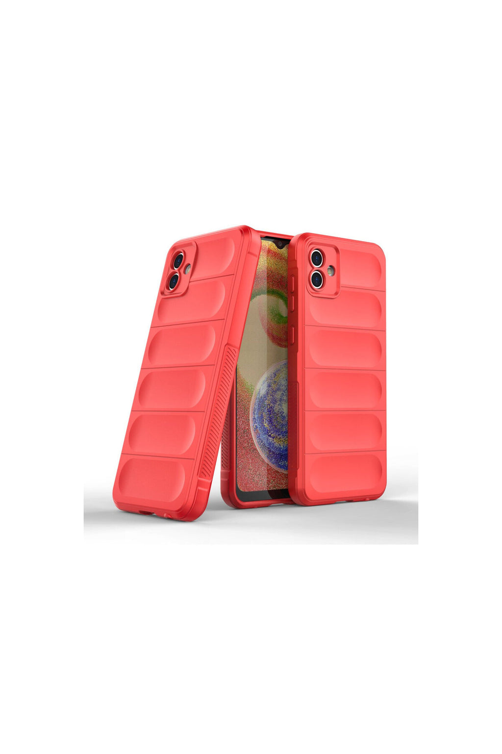 Samsung Galaxy A04 Uyumlu Kılıf Optimum Silikon - Kırmızı