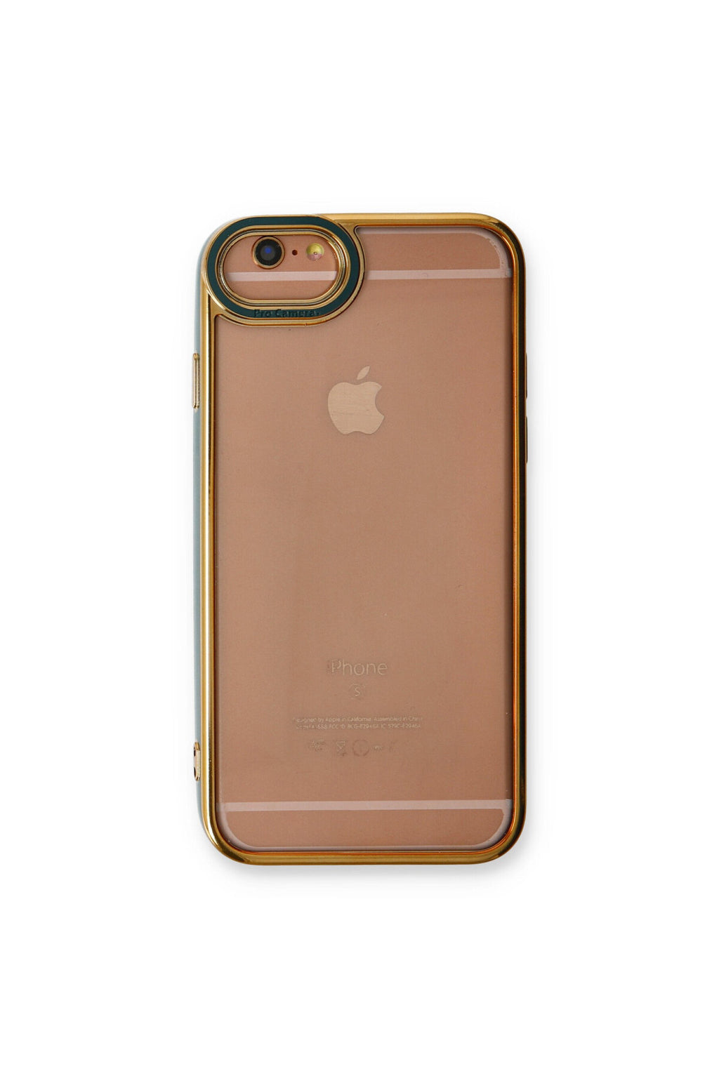 Apple iPhone 6 Uyumlu Kılıf Liva Lens Silikon - Yeşil