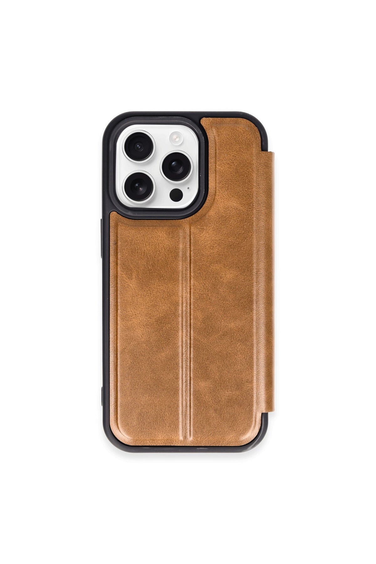 Apple iPhone 14 Pro Max Uyumlu Kılıf Flip Cover - Taba