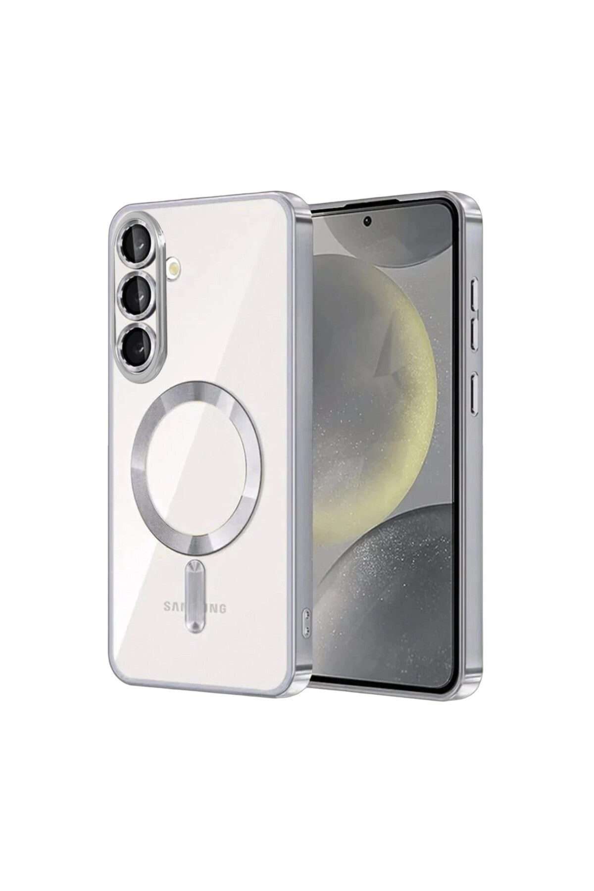 Samsung Galaxy S26 Uyumlu Kross Magneticsafe Kapak - Titan Gri