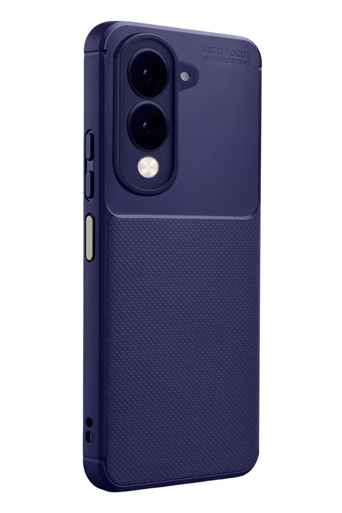 Vivo Y29S Uyumlu Auto Focus Karbon Kapak - Lacivert