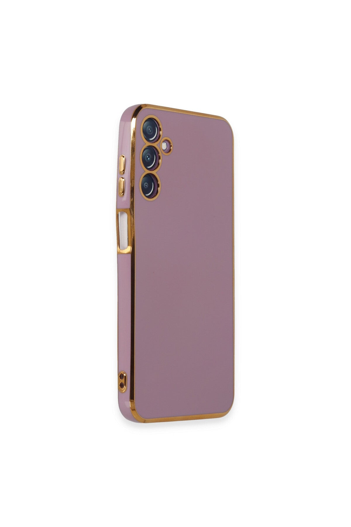 Samsung Galaxy M14 5G Uyumlu Kılıf Volet Silikon - Mor