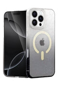 Apple iPhone 16 Pro Uyumlu Pummel Shiny Magsafe Kapak - Siyah