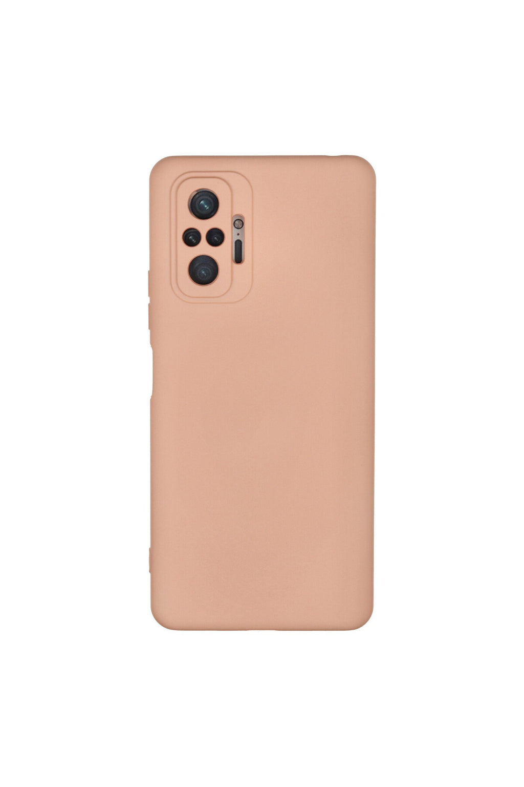 Xiaomi Redmi Note 10 Pro Uyumlu Kılıf Nano içi Kadife Silikon - Pudra
