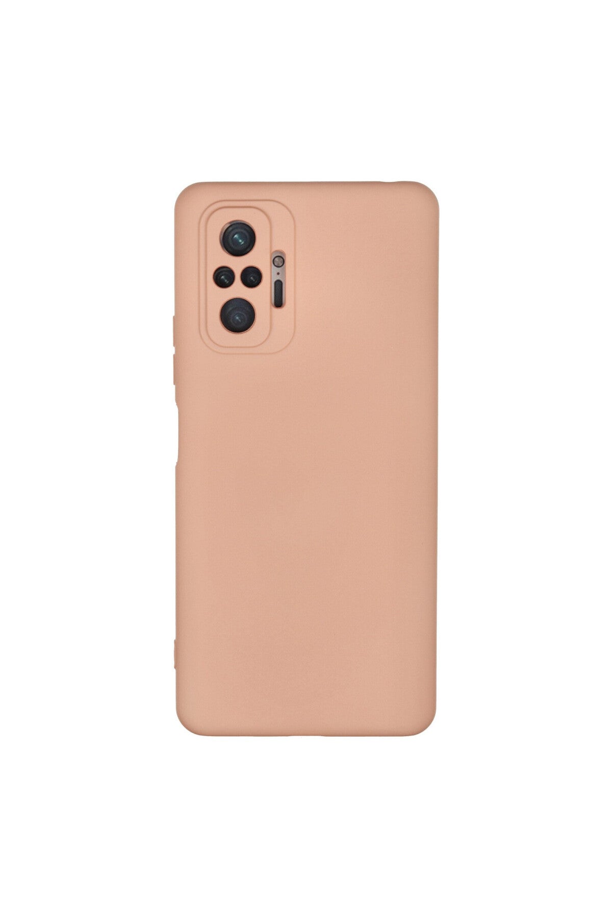 Xiaomi Redmi Note 10 Pro Uyumlu Kılıf Nano içi Kadife Silikon - Pudra