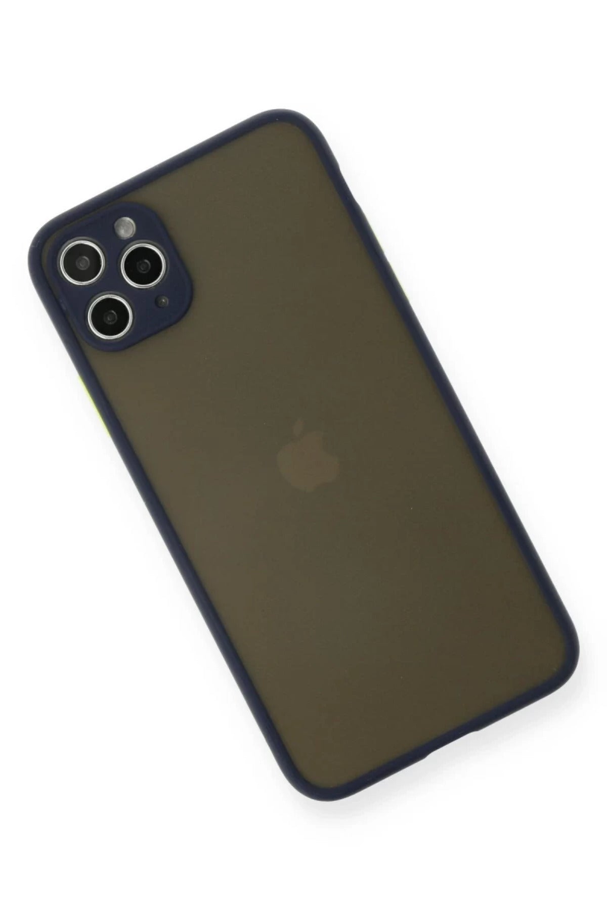 Apple iPhone 11 Pro Max Uyumlu Kılıf Montreal Silikon Kapak - Lacivert