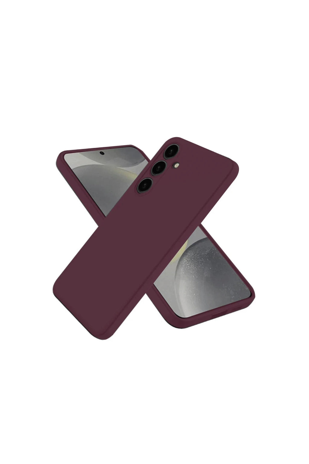 Samsung Galaxy A36 Uyumlu Kılıf First Silikon - Mürdüm
