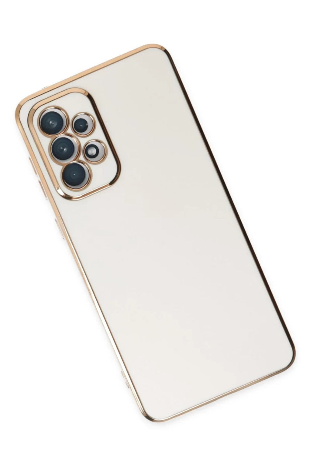 Samsung Galaxy A73 5G Uyumlu Kılıf Volet Silikon - Beyaz