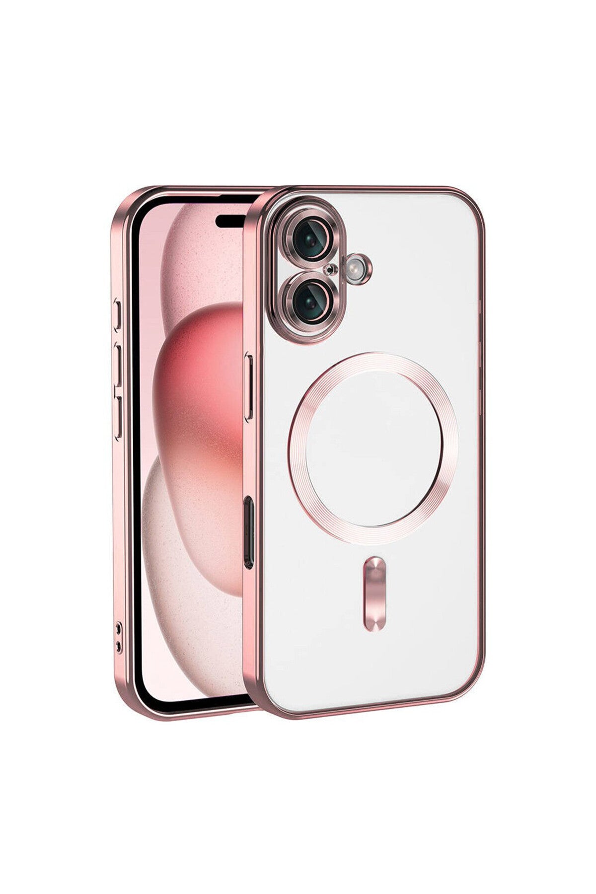 Apple iPhone 17 Uyumlu Kross Magneticsafe Kapak - Rose