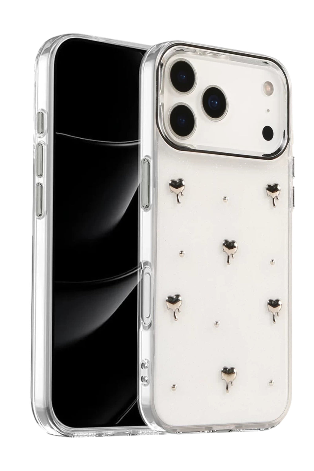 Apple iPhone 17 Pro Max Uyumlu Fiyonk Desenli Kapak - Desen 1