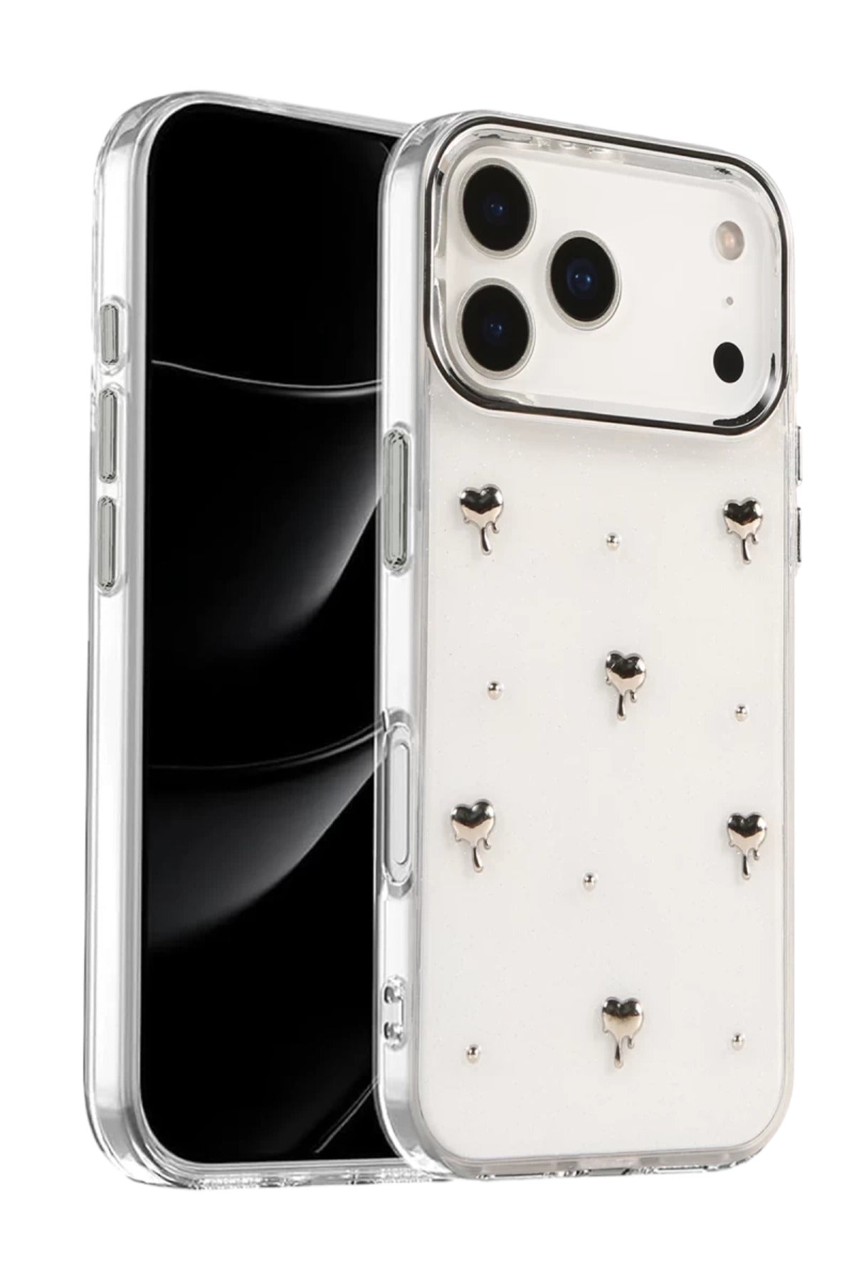 Apple iPhone 17 Pro Max Uyumlu Fiyonk Desenli Kapak - Desen 1