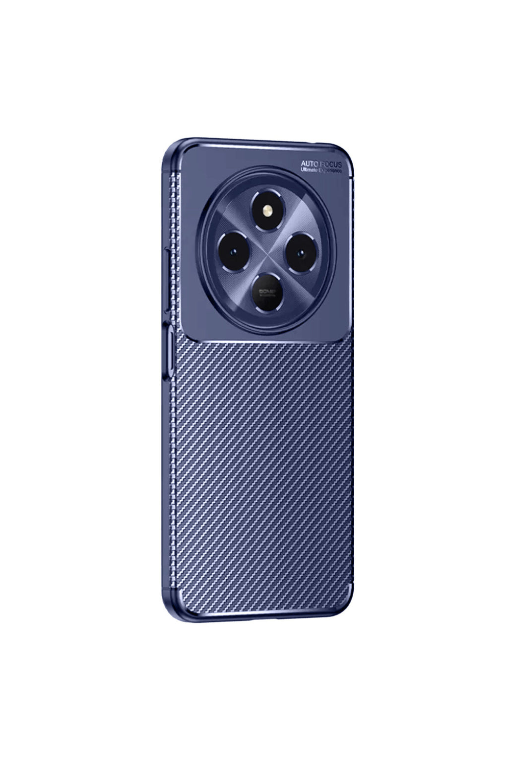 Tecno Spark 30C Uyumlu Kılıf Auto Focus Karbon Kapak - Lacivert