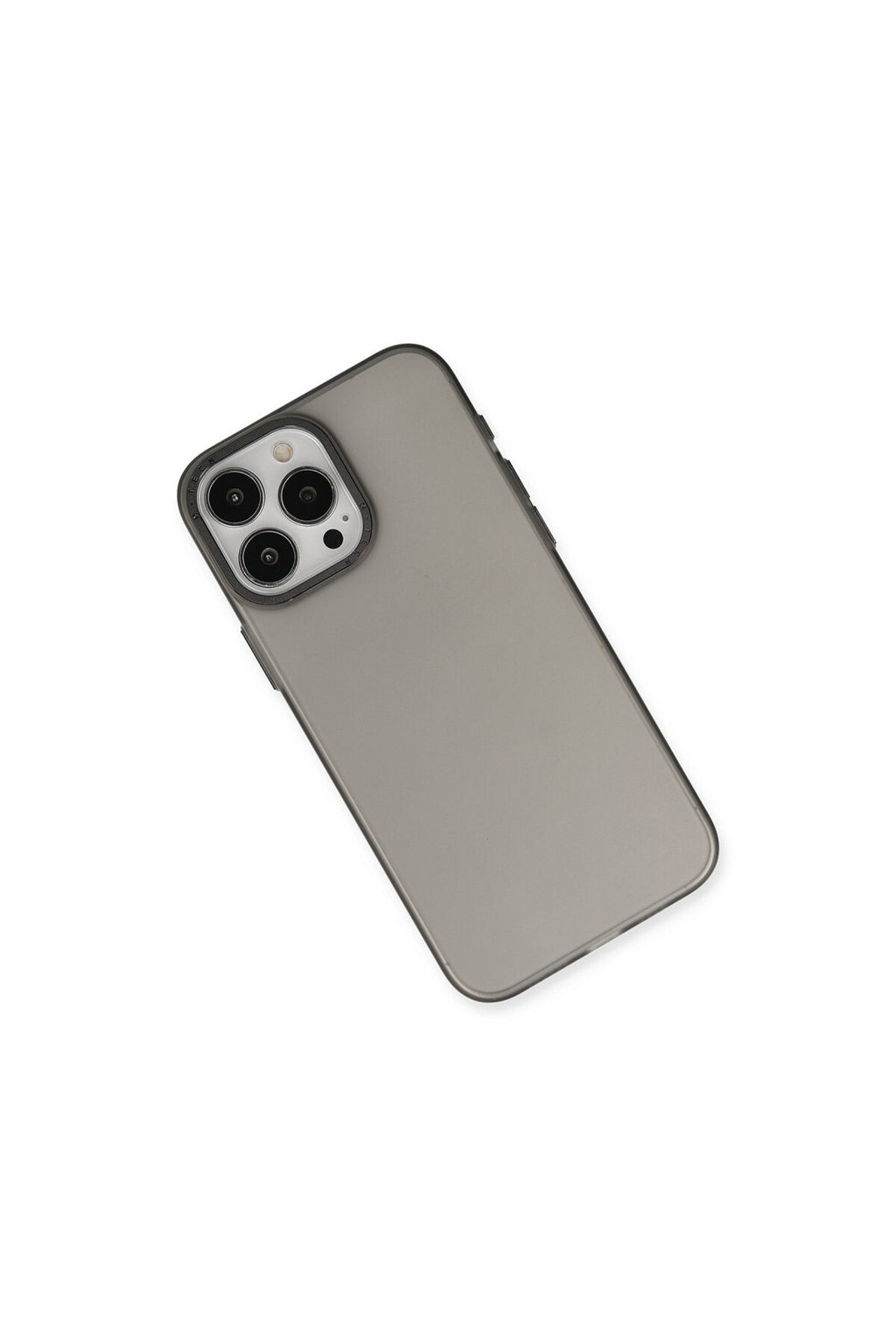 Apple iPhone 15 Pro Max Uyumlu Kılıf Modos Metal Kapak - Siyah