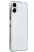 Samsung Galaxy A06 Uyumlu Kılıf Lensli Silikon - Gümüş