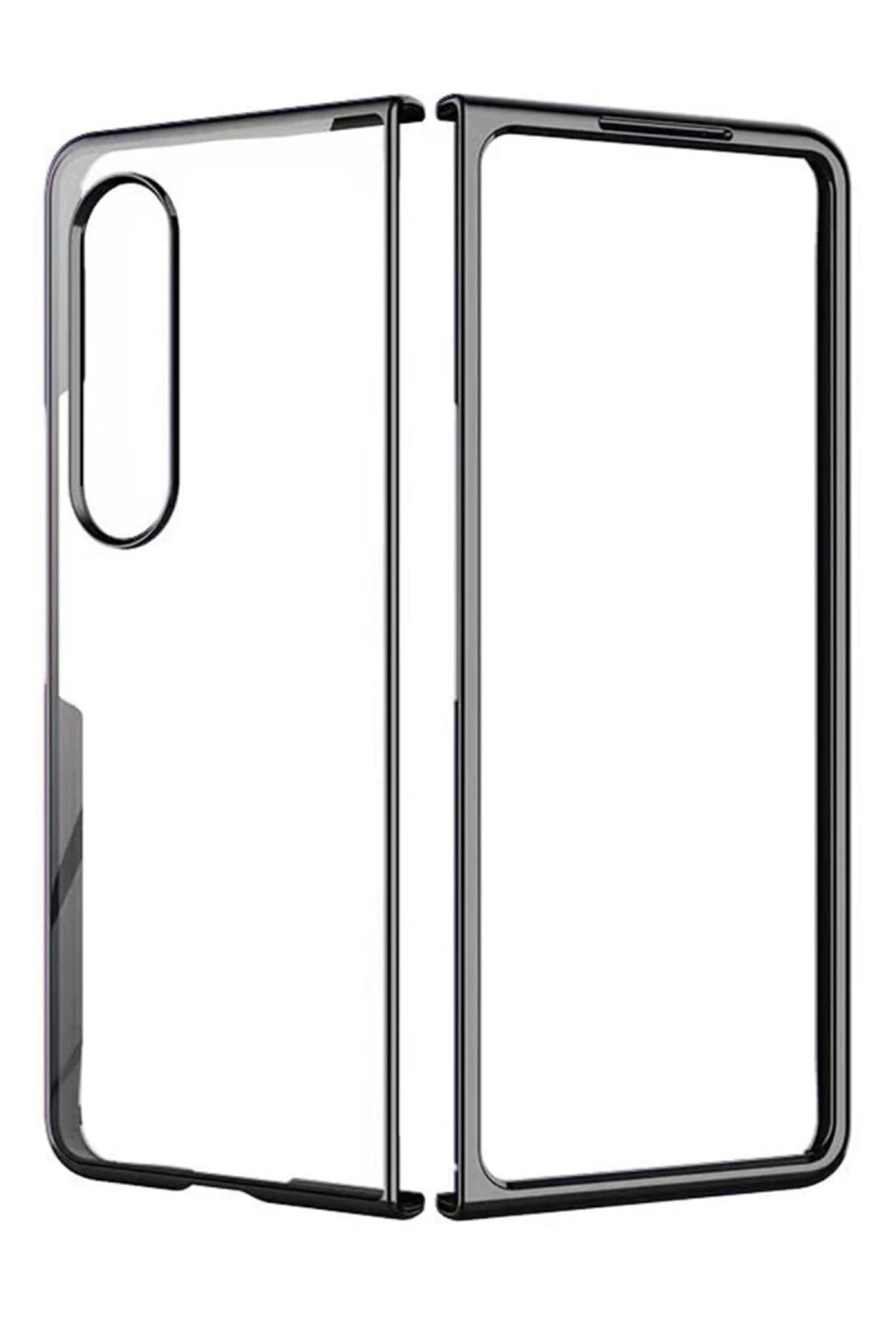 Samsung Galaxy Z Fold 4 Kılıf Fold Element Kapak - Siyah