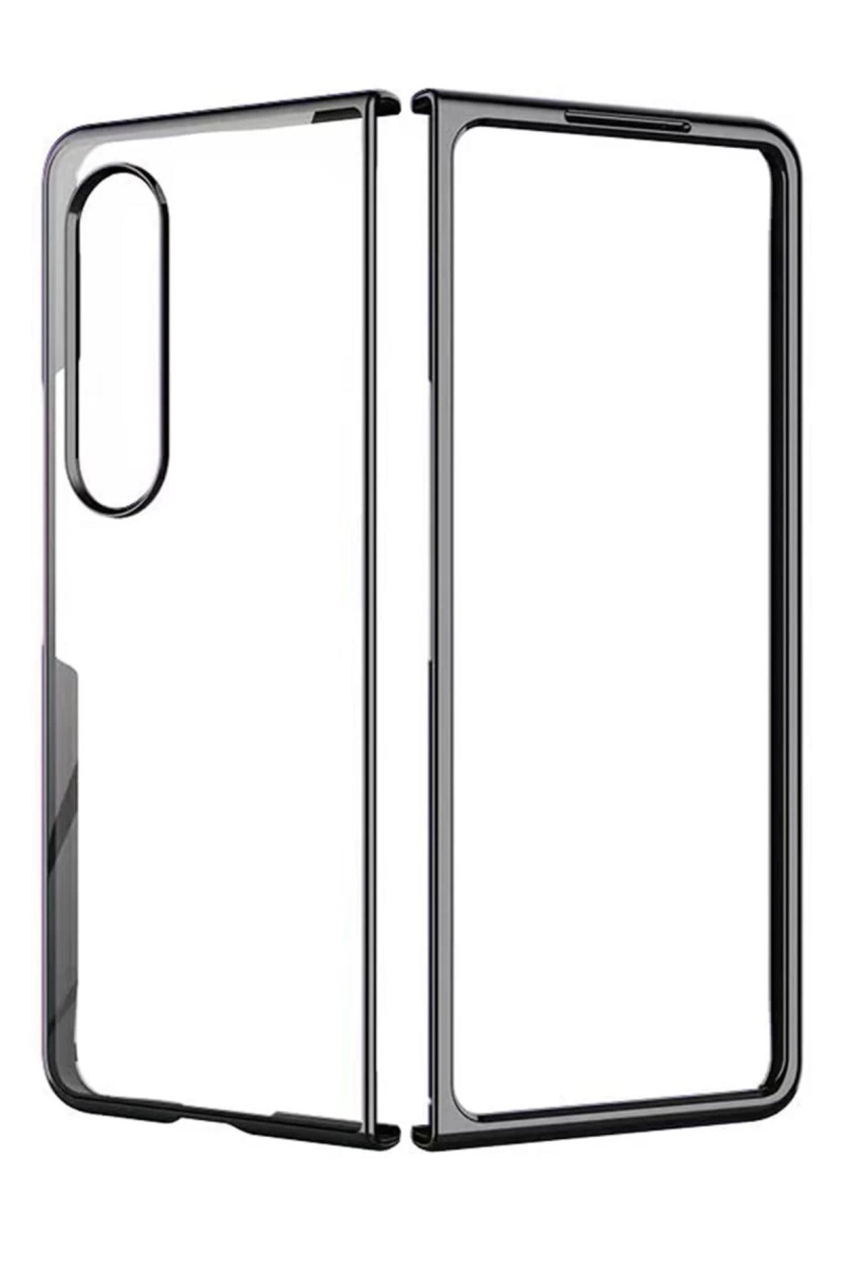 Samsung Galaxy Z Fold 4 Kılıf Fold Element Kapak - Siyah