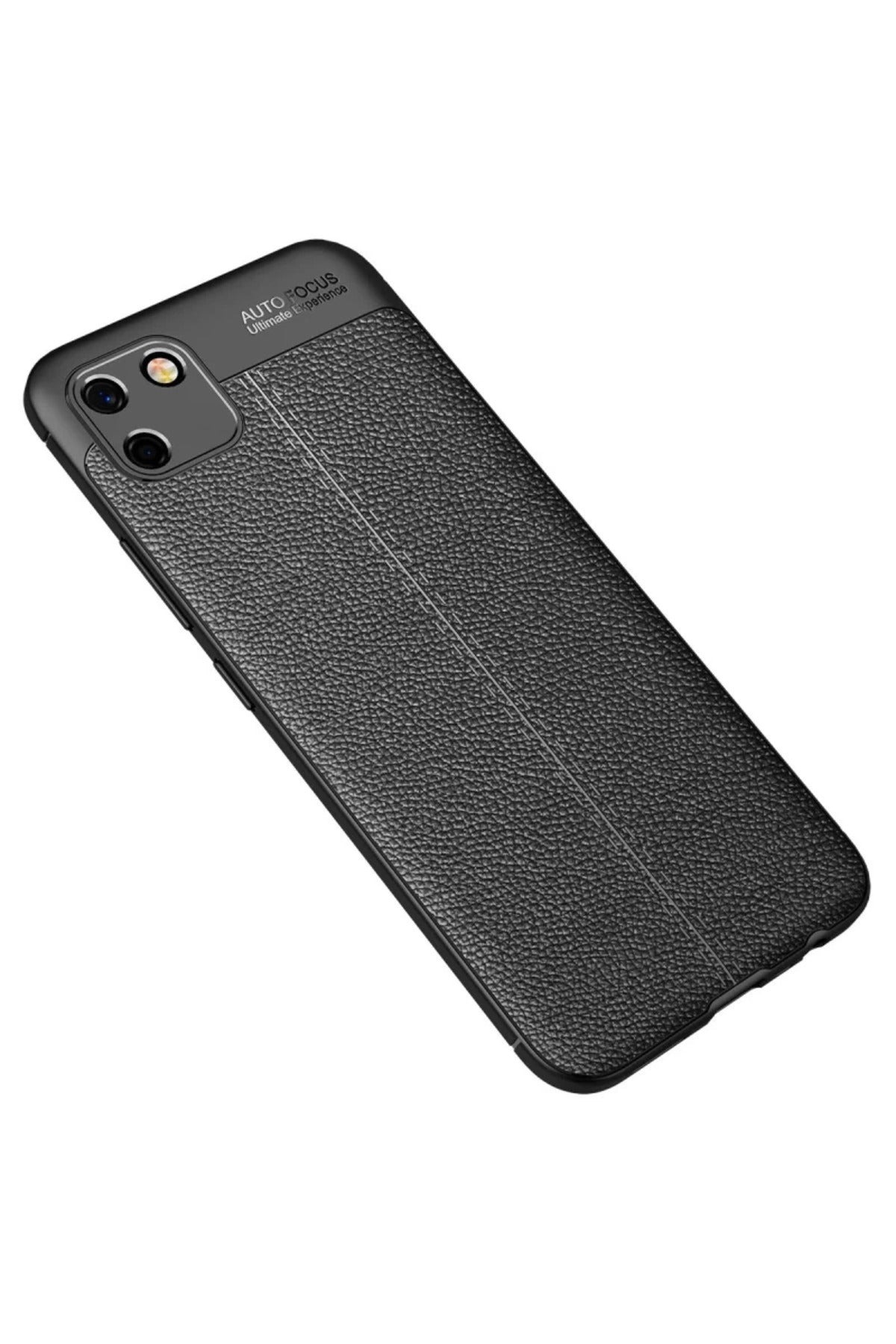 Realme C11 2021 Uyumlu Kılıf Auto Focus Kapak - Siyah