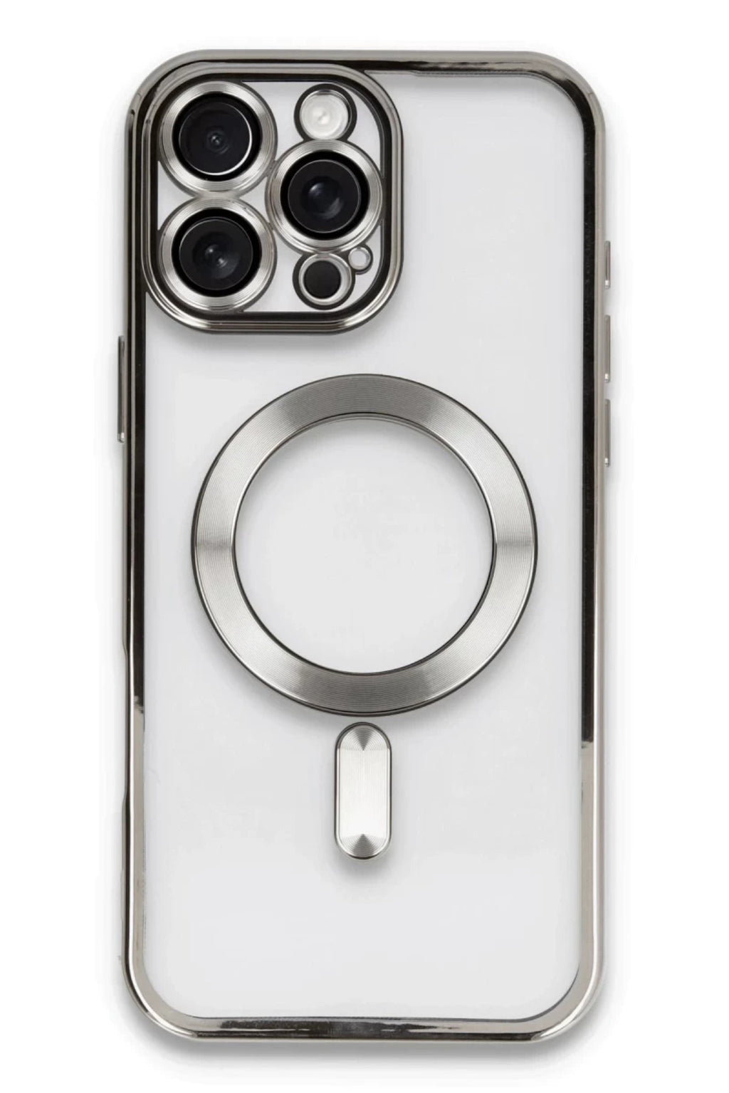 Apple iPhone 16 Pro Max Uyumlu Kılıf Kross Magneticsafe Kapak - Titan Gri