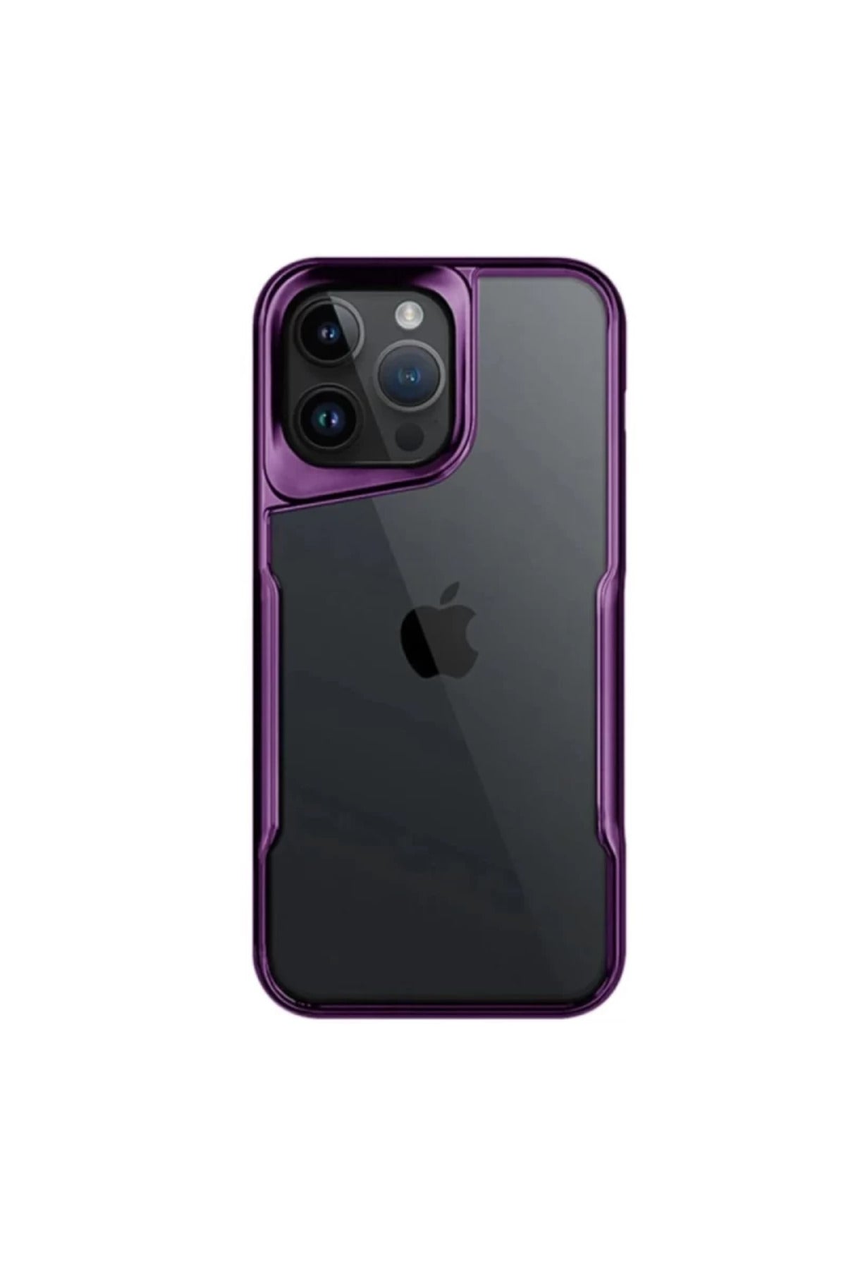 Apple iPhone 16 Pro Uyumlu Kılıf Boyi Silikon Kapak - Derin Mor