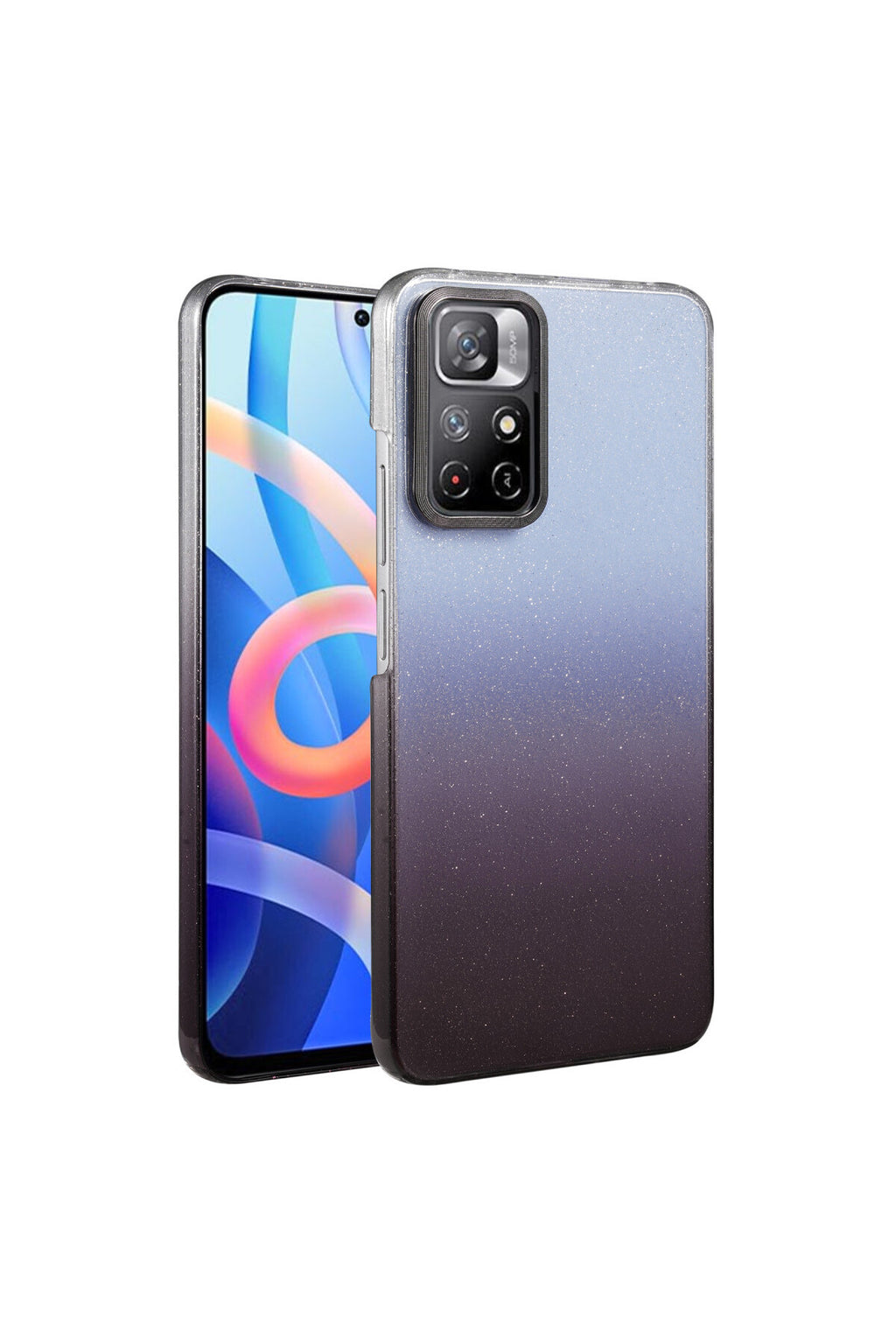 Xiaomi Redmi Note 11 Pro Uyumlu Glossy Kapak - Siyah