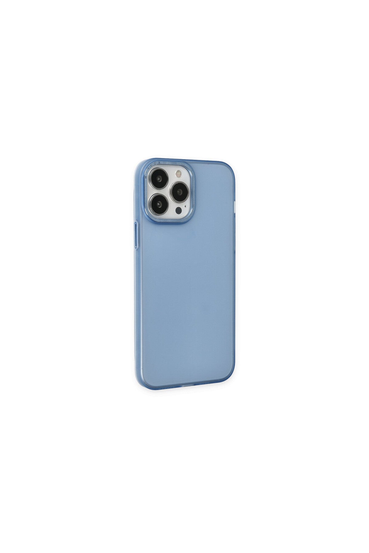 Apple iPhone 14 Pro Max Uyumlu Kılıf Modos Metal Kapak - Mavi