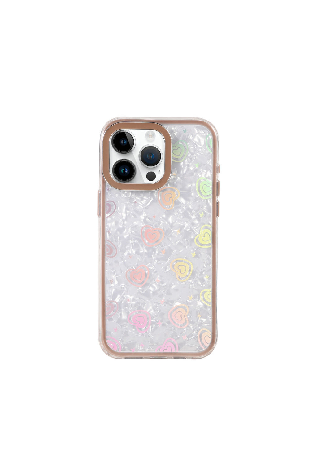 Apple iPhone 15 Pro Uyumlu Lumi Desenli Kapak - Çöl Titanyum