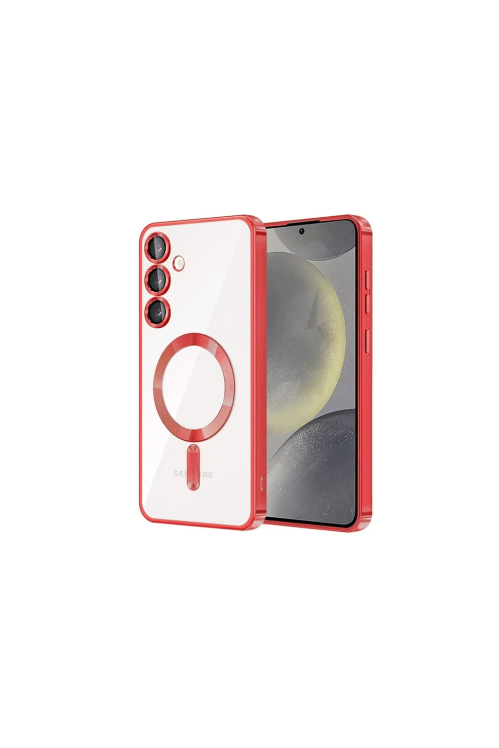 Samsung Galaxy S23 Plus Uyumlu Kılıf Kross Magneticsafe Kapak - Kırmızı