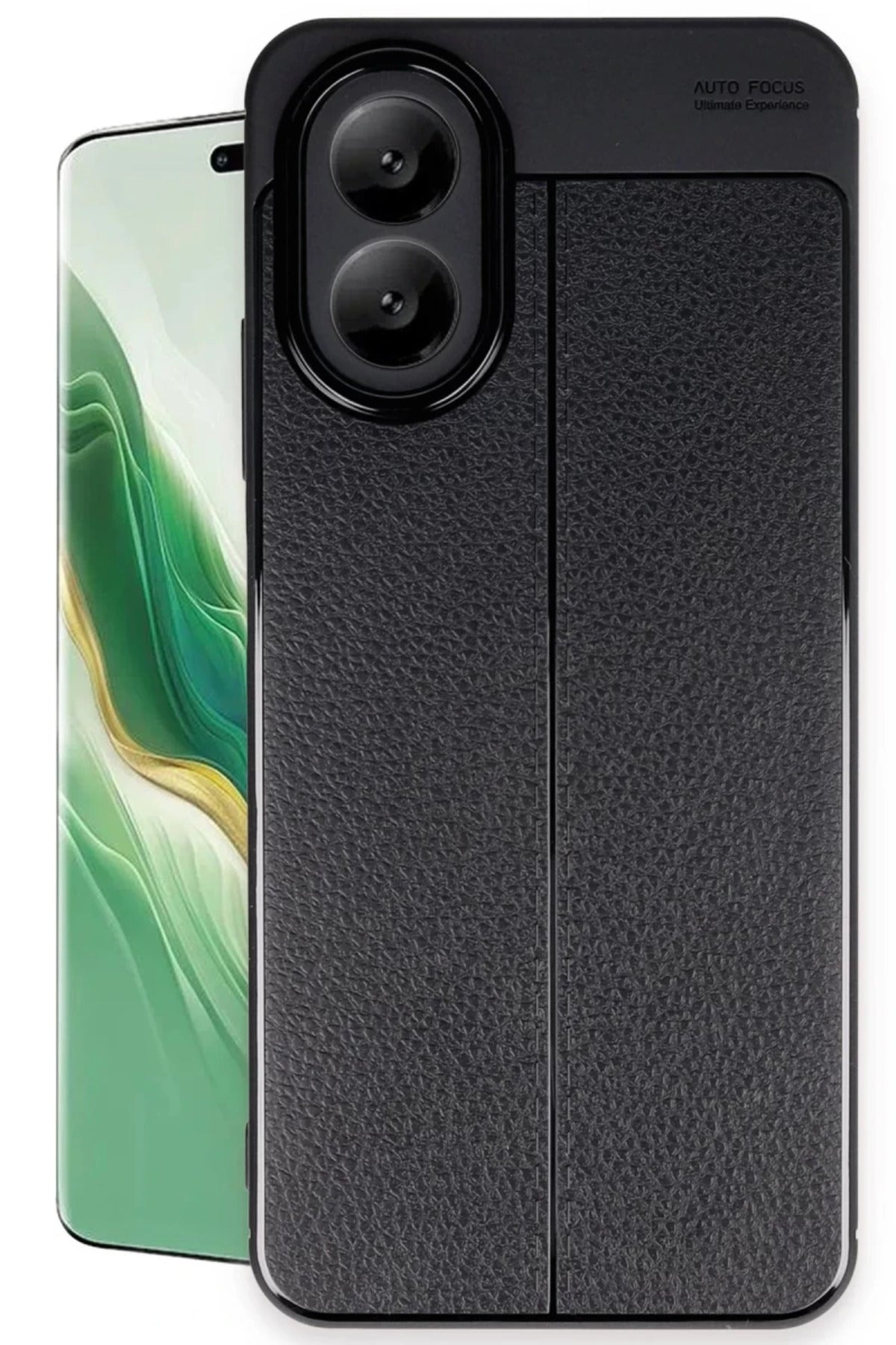 Oppo A38 Uyumlu Kılıf Auto Focus Kapak - Siyah