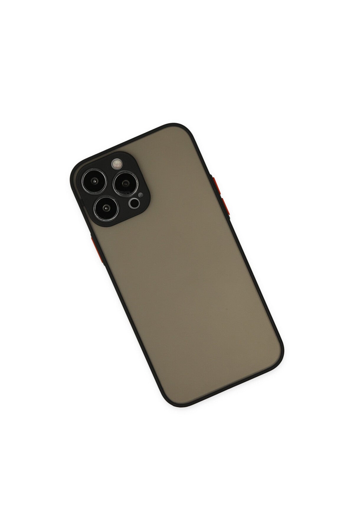 Apple iPhone 13 Pro Max Uyumlu Kılıf Montreal Silikon Kapak - Siyah