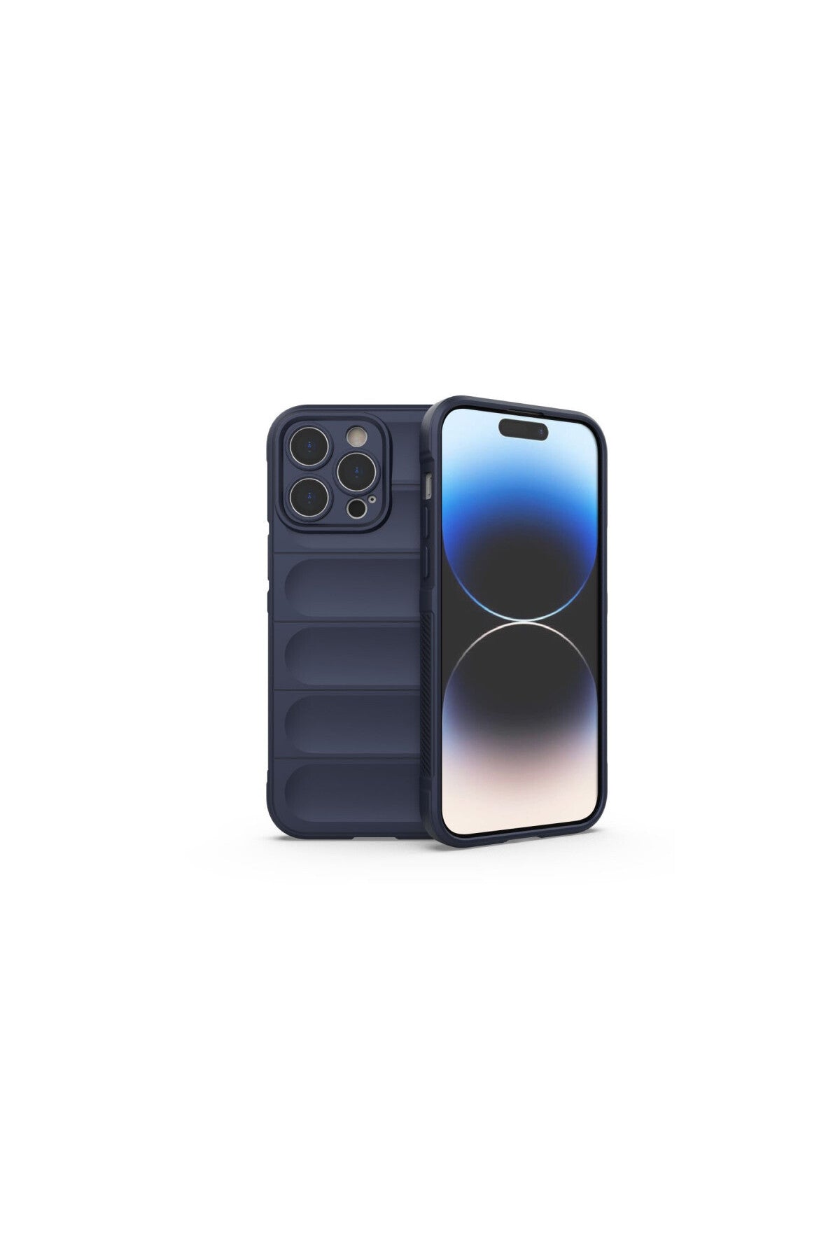 Apple iPhone 15 Pro Max Uyumlu Kılıf Optimum Silikon - Lacivert