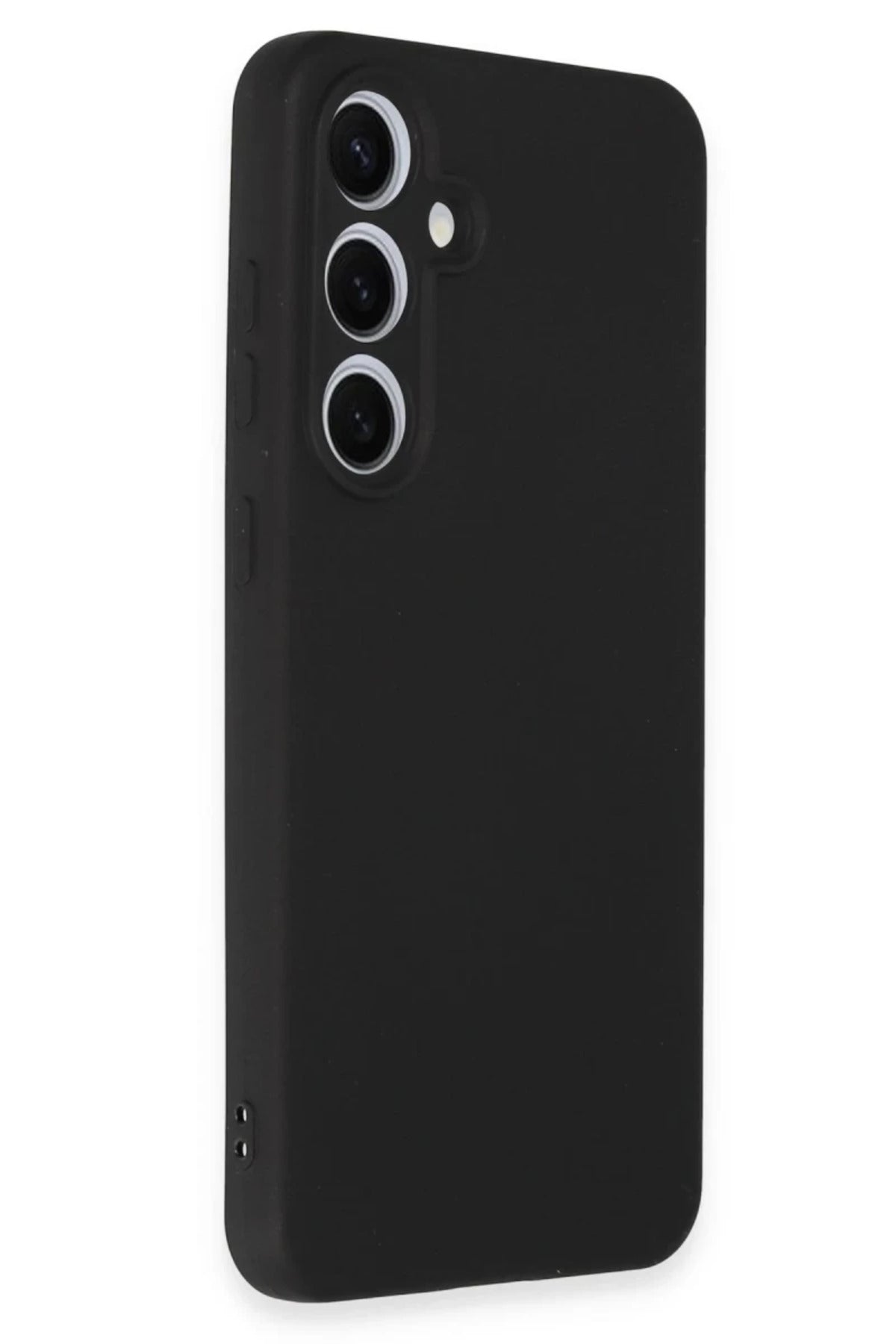 Samsung Galaxy S24 FE Uyumlu Kılıf Nano içi Kadife Silikon - Siyah