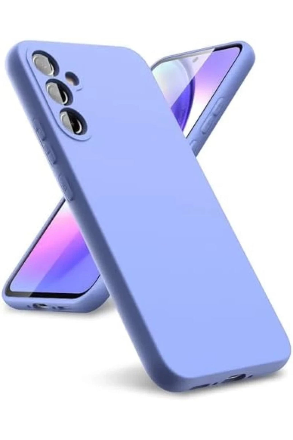 Samsung Galaxy A24 4G Uyumlu Kılıf First Silikon - Lila